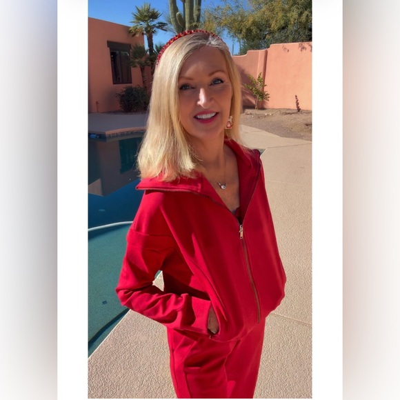 NWT 2PC RED PANT SET-S - Picture 8 of 16